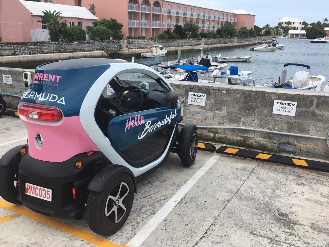 Life with Renault Twizy electric bopping around Bermuda