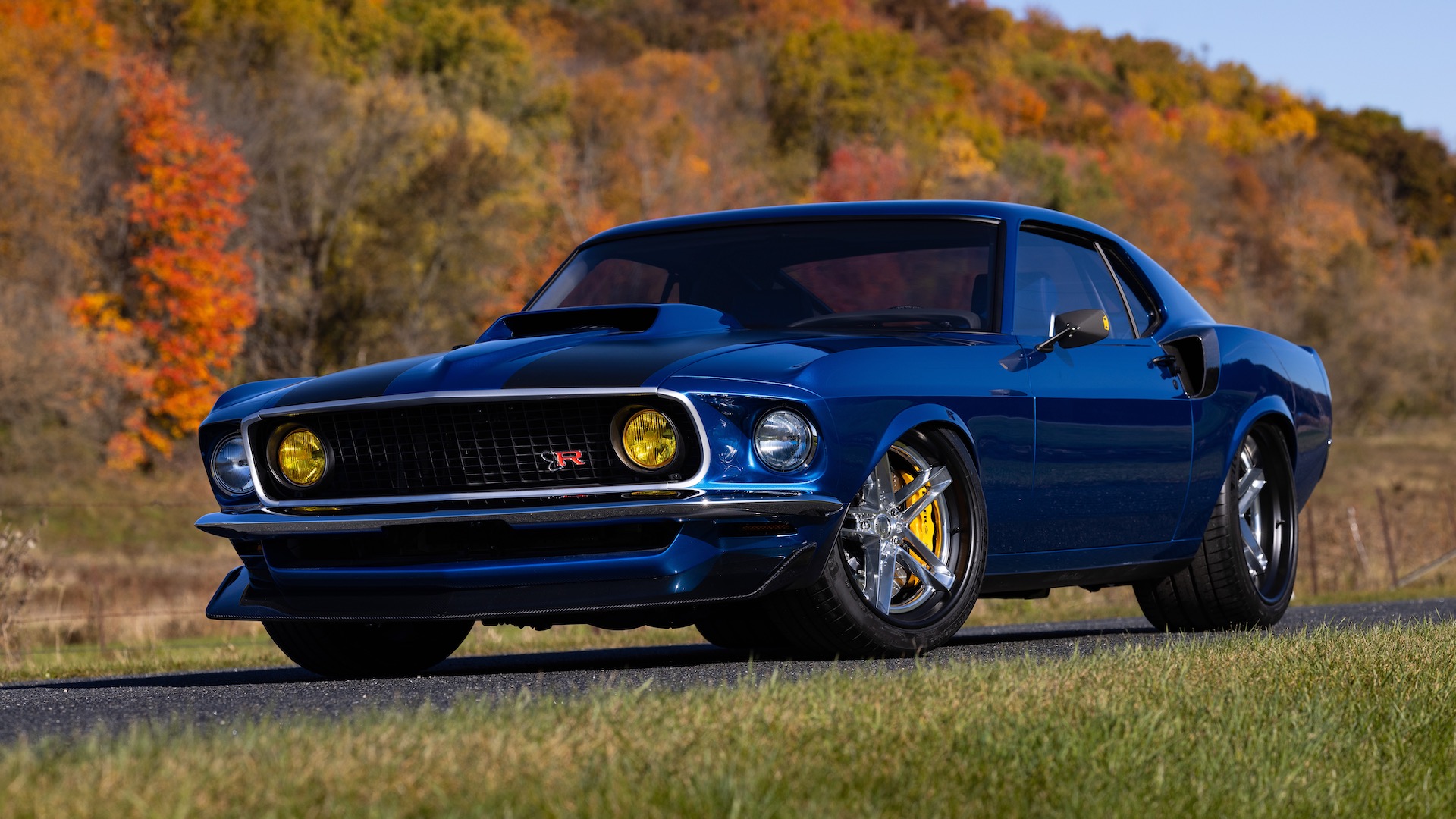 1969 Mustang Blue