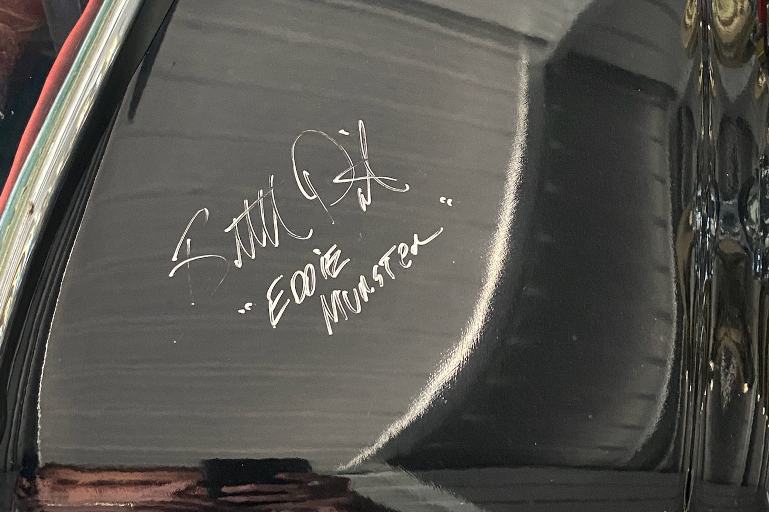 Signed by Butch Patrick, aka Eddie Munster (Image courtesy of Barrett-Jackson Collector Car Auctions