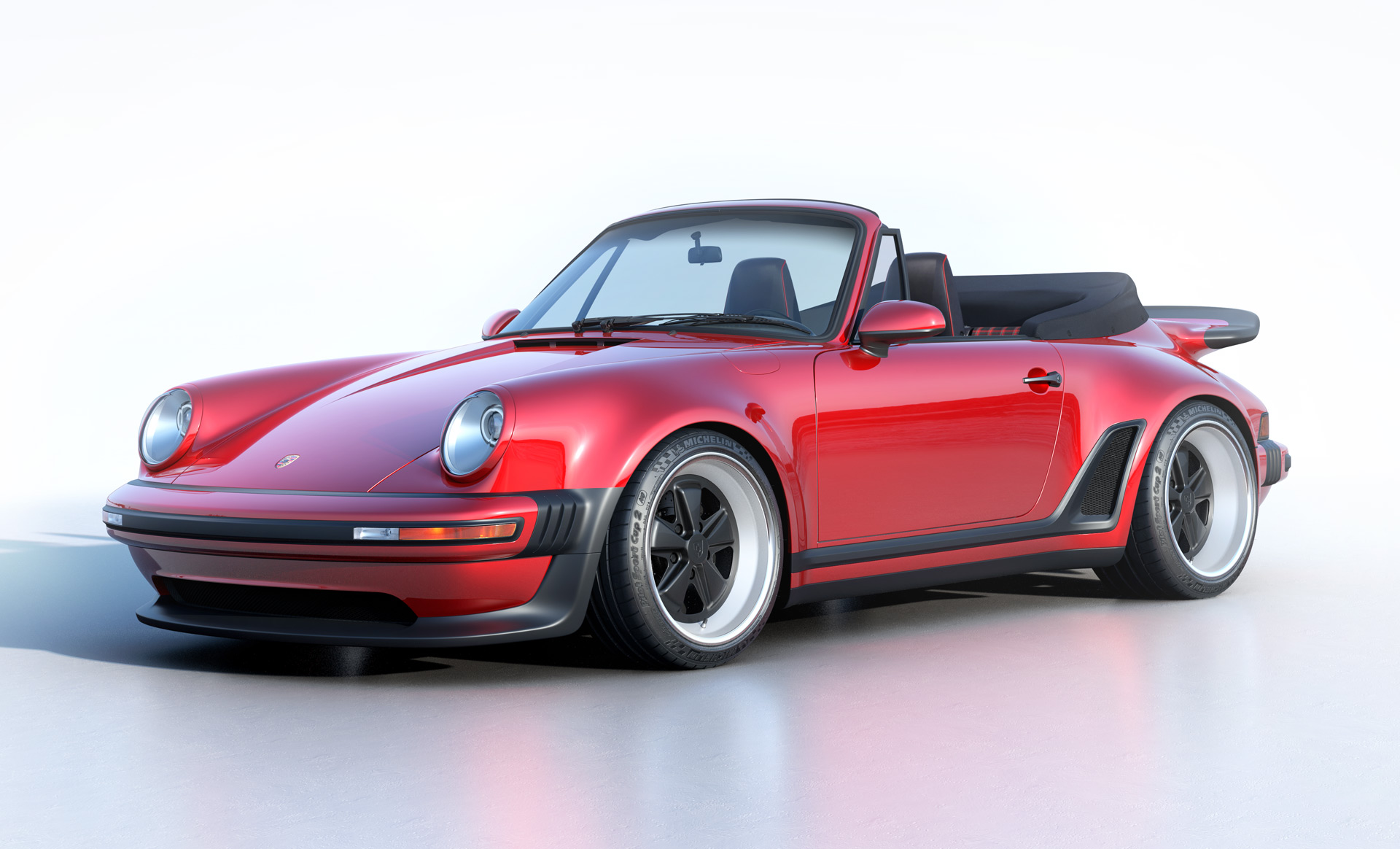 La Turbo Study inspirée de la Porsche 930 peut désormais être commandée chez Singer en cabriolet