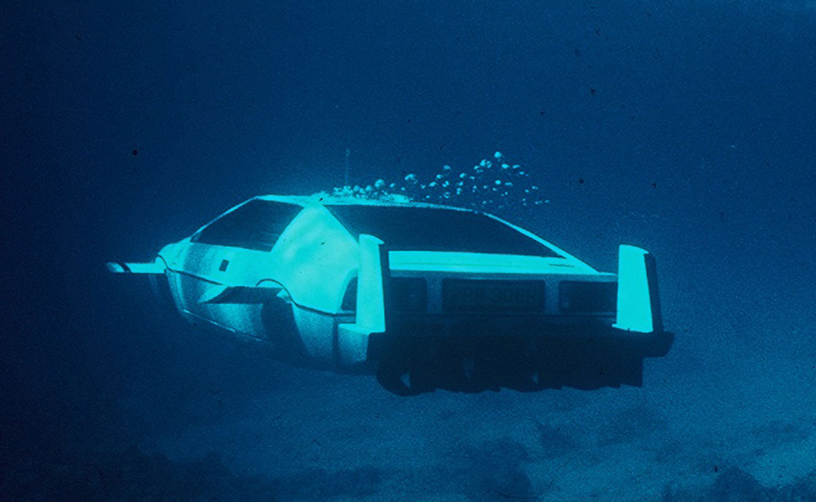 Ferrari under water