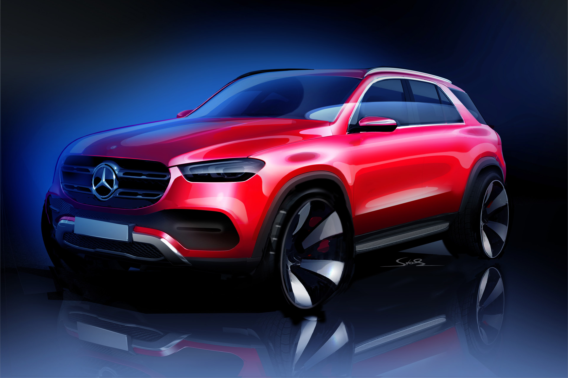 Mercedes Benz Teases Gle Luxury Suv