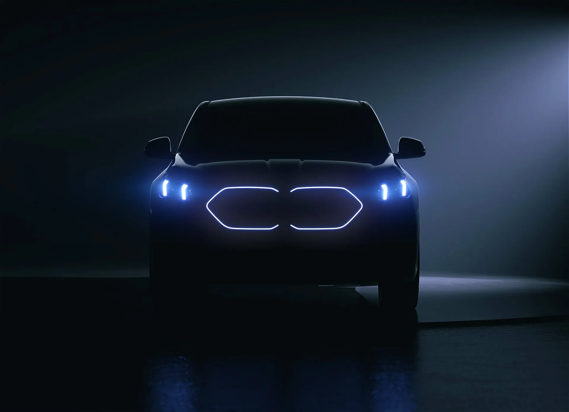 Redesigned 2024 BMW X2 teased in electric guise