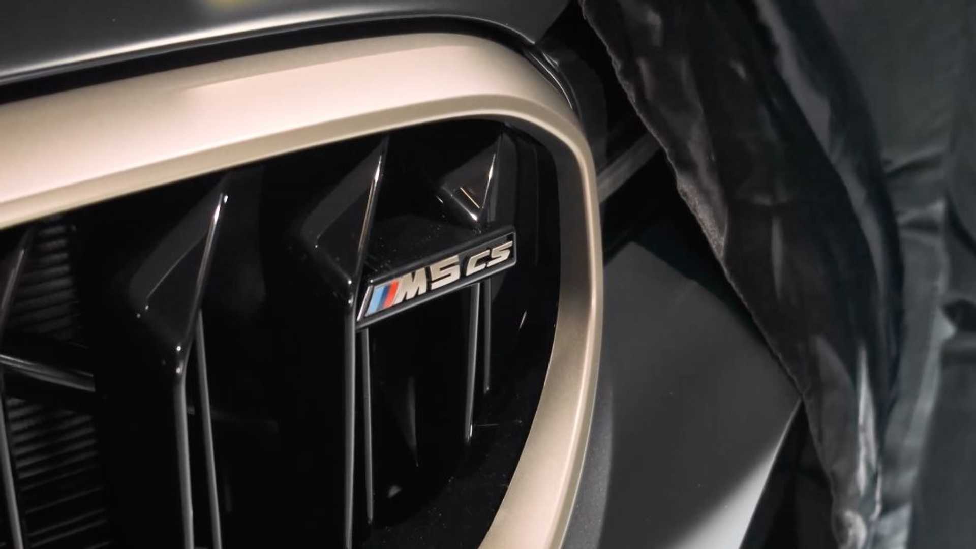 BMW reveals the first details of the M5 CS debuting in January 2021