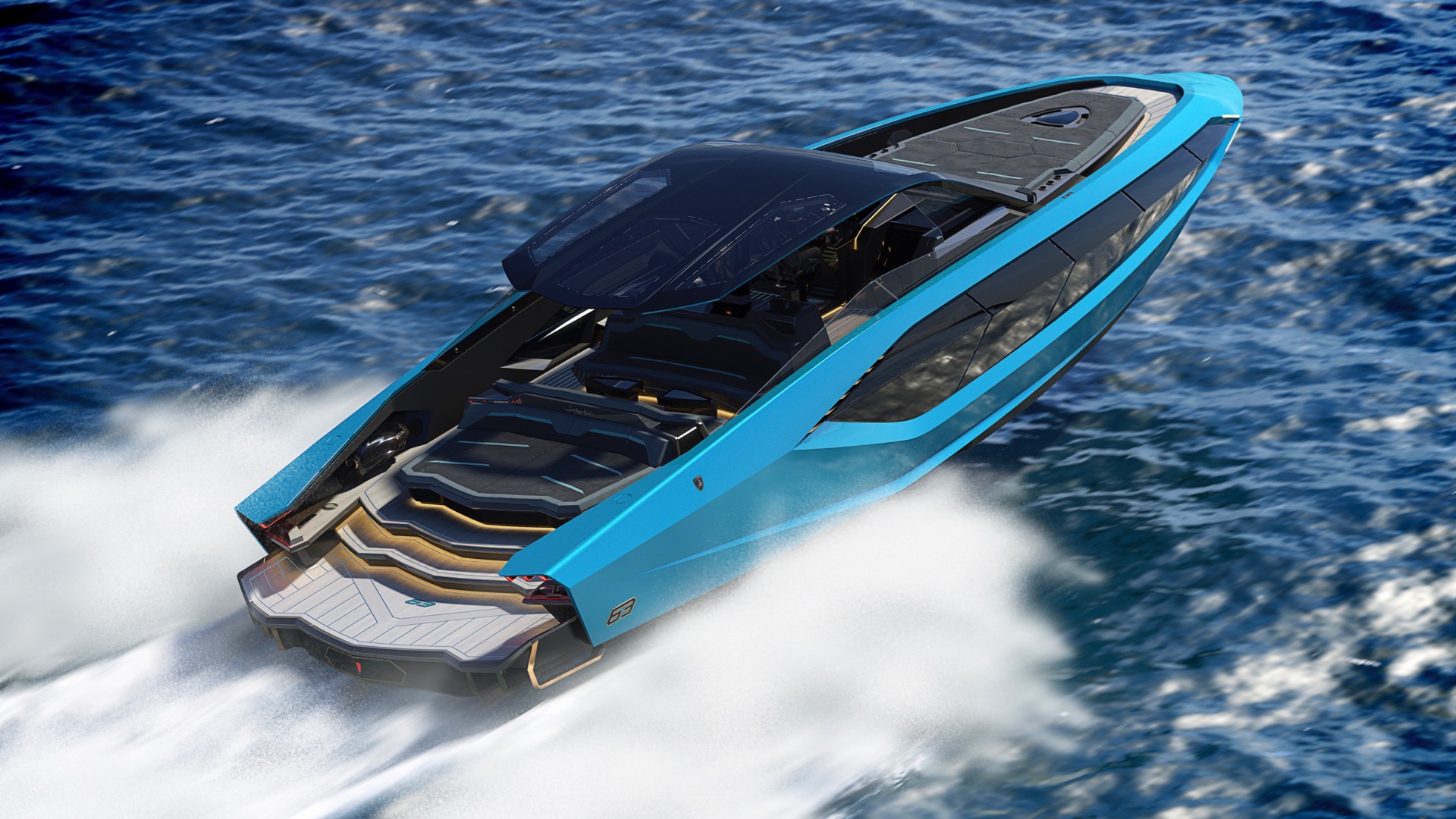 Lamborghini yacht is the supercar of the seas