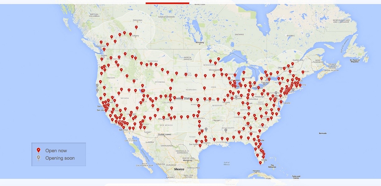 Tesla Supercharger map fills in more U.S. gaps for electriccar charging