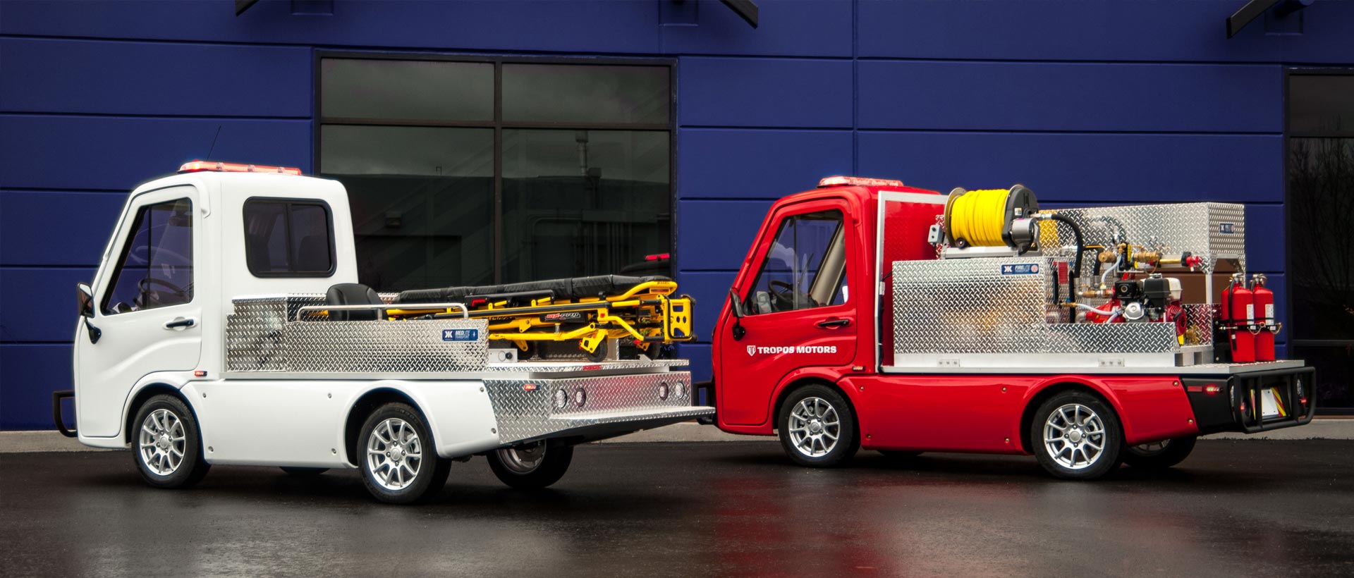 Electric emergency vehicles Tropos Motors shows how to start small