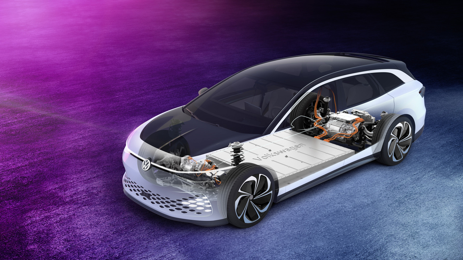 Volkswagen Id Space Vizzion Electric Car Concept Shows Off The Spacious