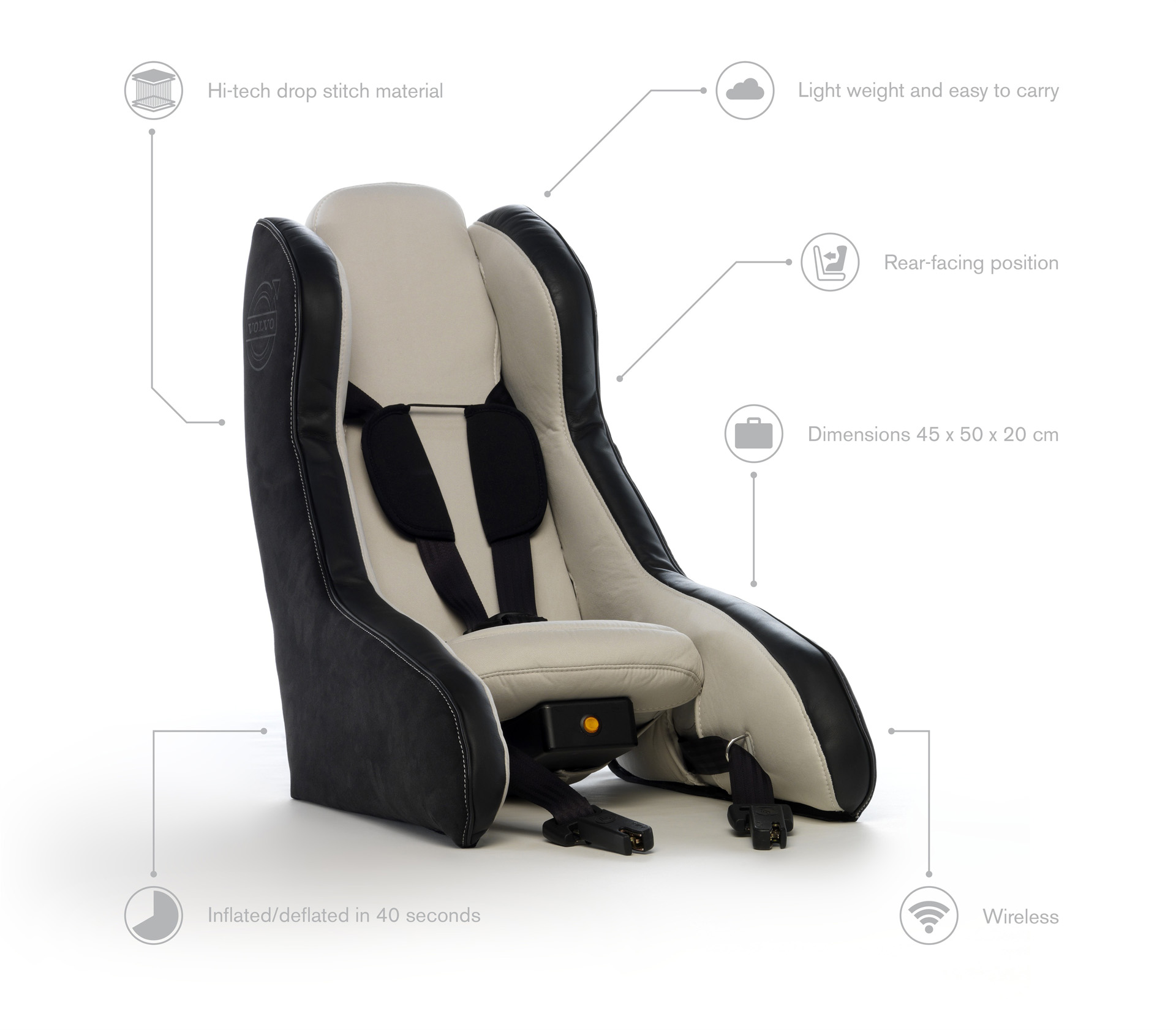 lightweight child car seat