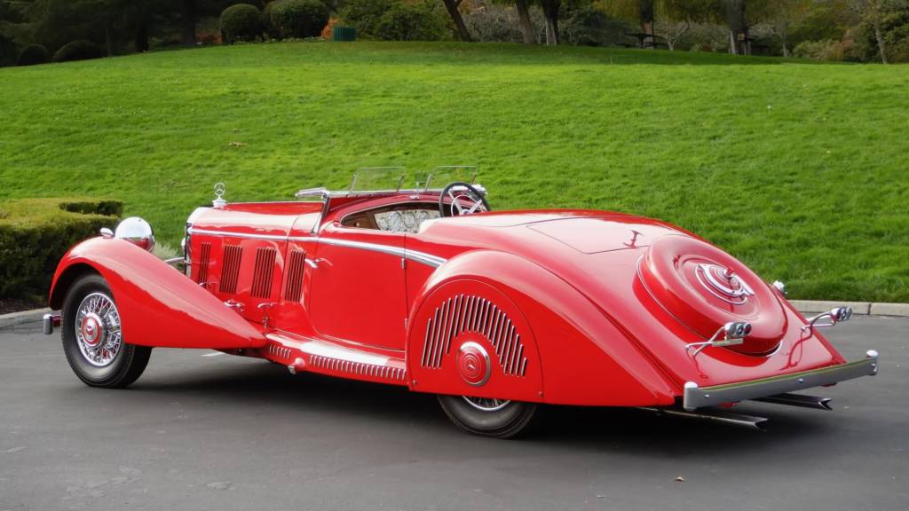 1937 Mercedes-Benz 540K Special Roadster (photo via Mecum Auctions)