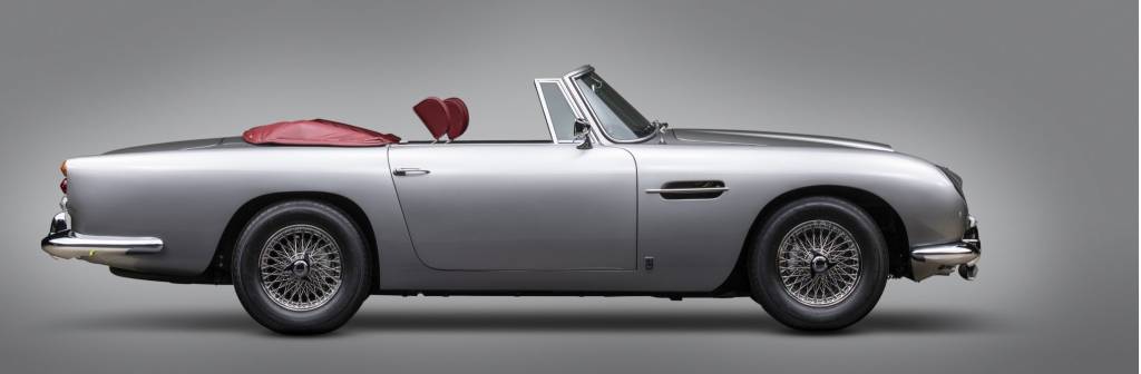 Being offered with no reserve price may have helped propel the 1965 Aston Martin DB5 convertible to a sales price well above its pre-auction estimate | RM Sotheby’s photo