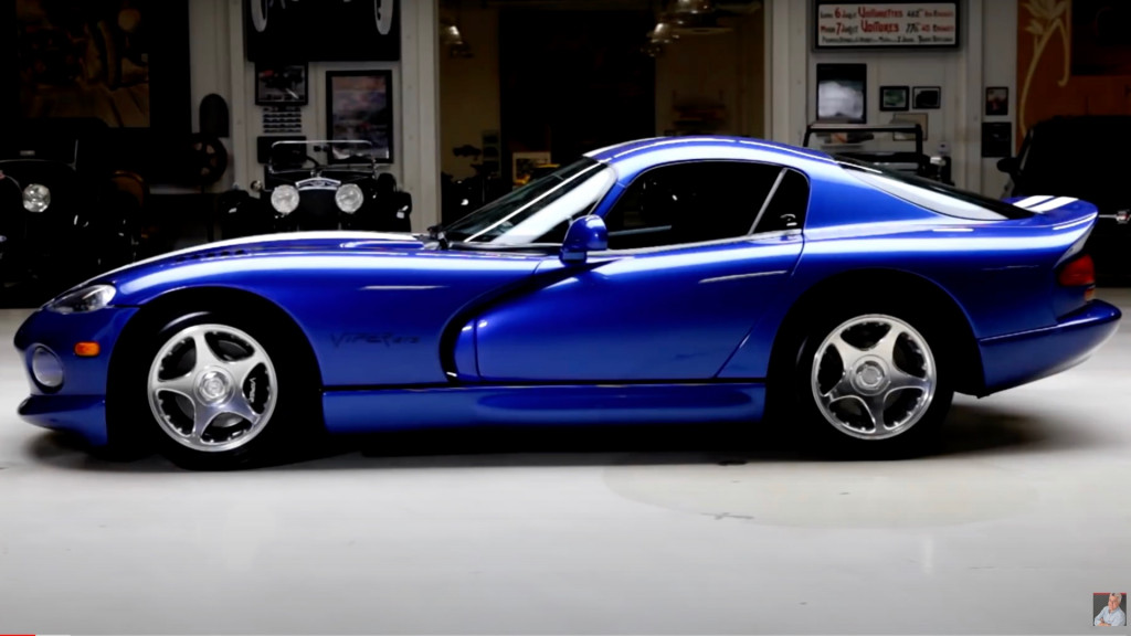 First Year 1996 Dodge Viper Gts Coupe Rumbles Out Of Jay Lenos Garage