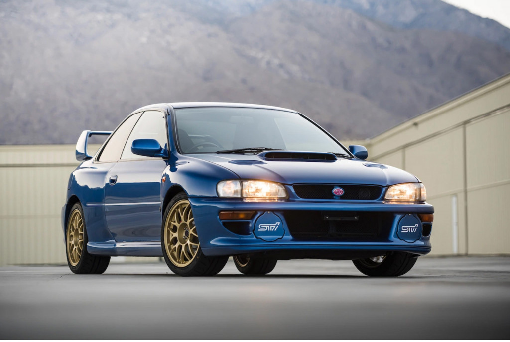 1998 Subaru Impreza 22b Sti Sells For 6 Figures On Bring A Trailer