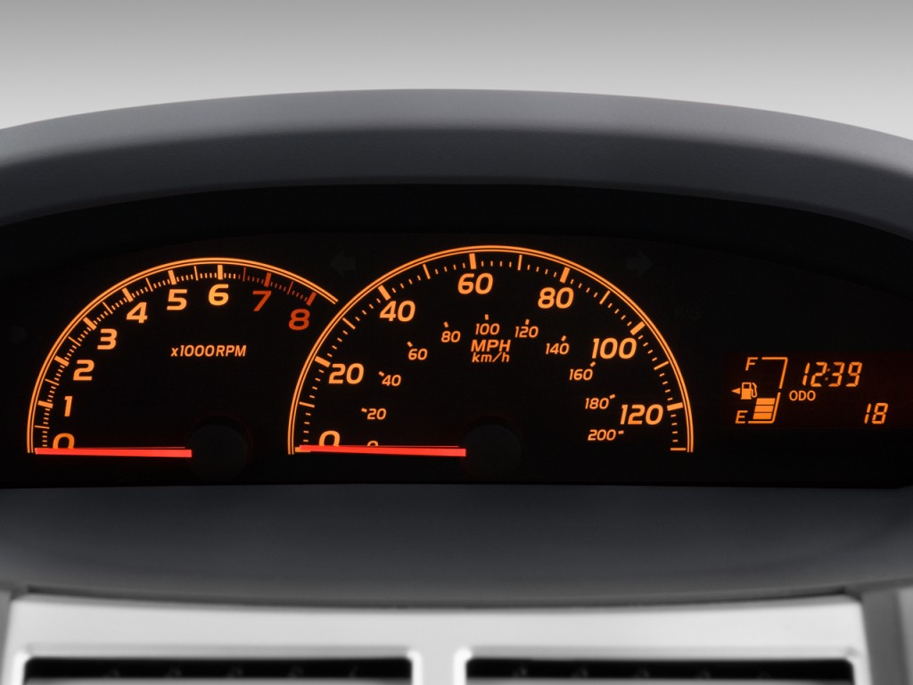 Image: 2008 Toyota Yaris 3dr HB Auto S (Natl) Instrument Cluster, size