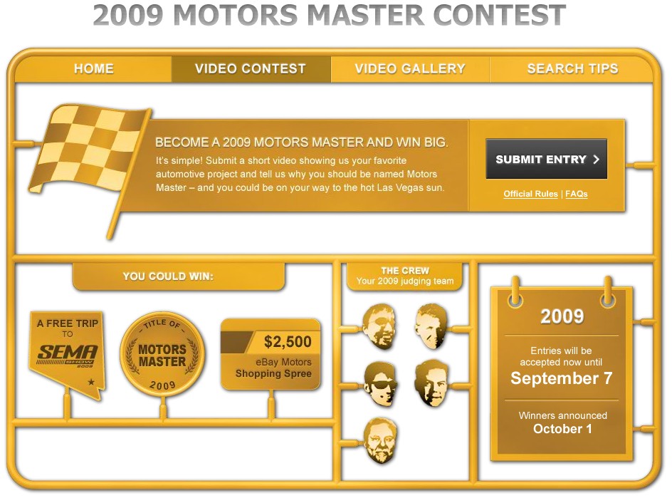 Contest: Post Your Project Vid, Become An eBay Motors Master