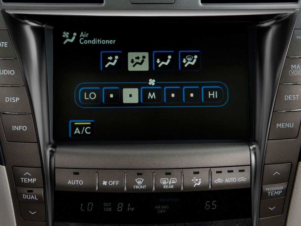 Lexus самодиагностика климат контроля