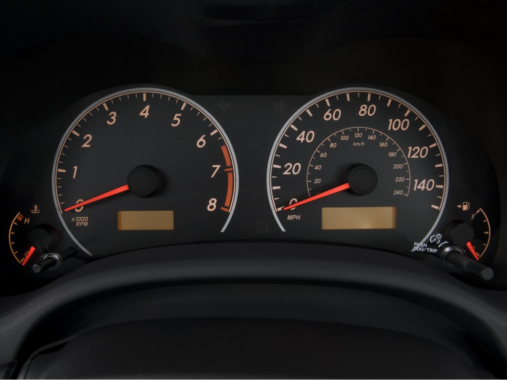 Image: 2009 Toyota Corolla 4-door Sedan Auto S (Natl) Instrument