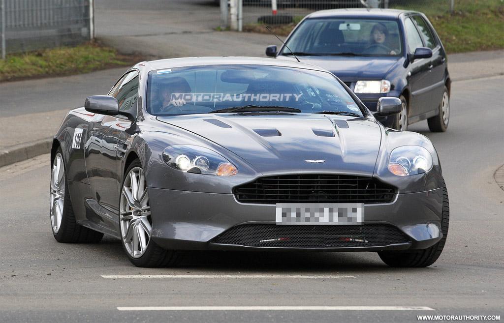 Image 2011 Aston Martin DB9 facelift spy shots, size