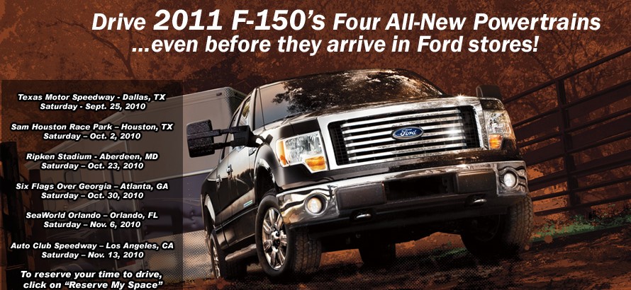 Want To Drive The 2011 Ford F-150 With EcoBoost Before It Arrives In Showrooms?  lead image