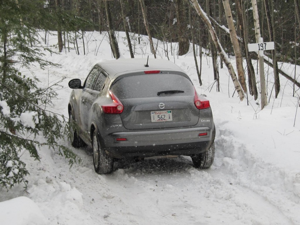 2011 Nissan Juke in New York's Catskill Mountains, January 2011