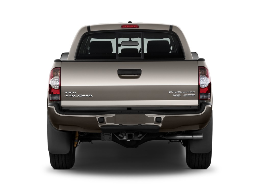 Image: 2011 Toyota Tacoma 2WD Double I4 AT PreRunner (GS) Rear Exterior View, size: 1024 x 768 ...
