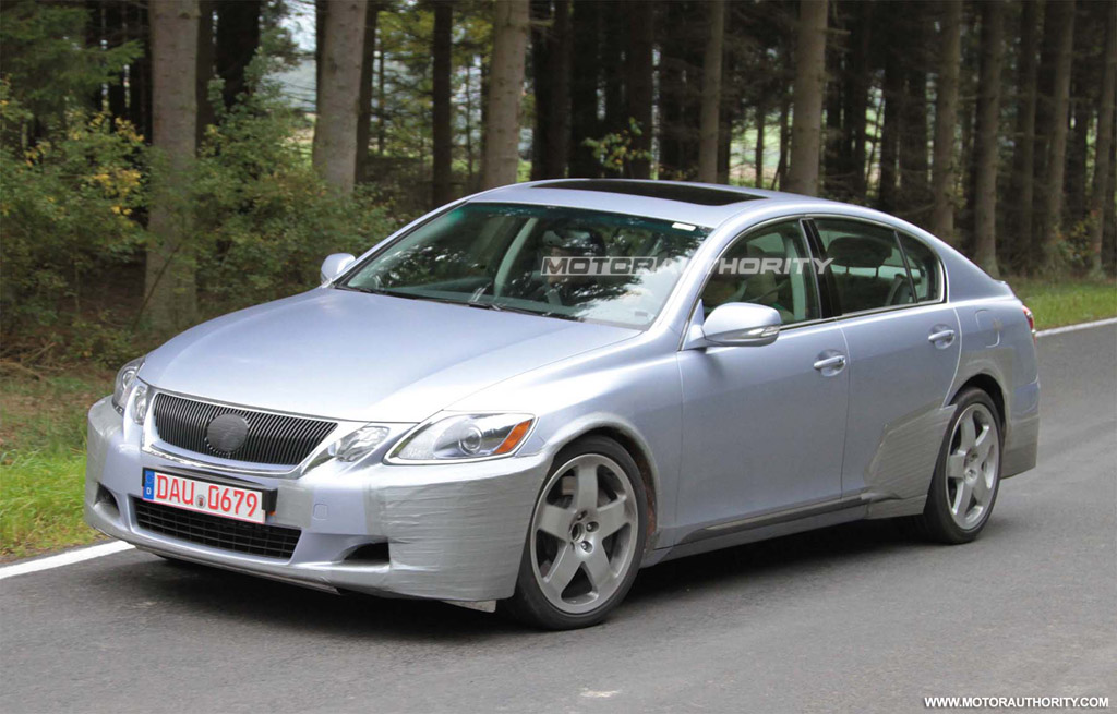 Gs Mules Spy Shots: 2012 Lexus GS Test-Mule