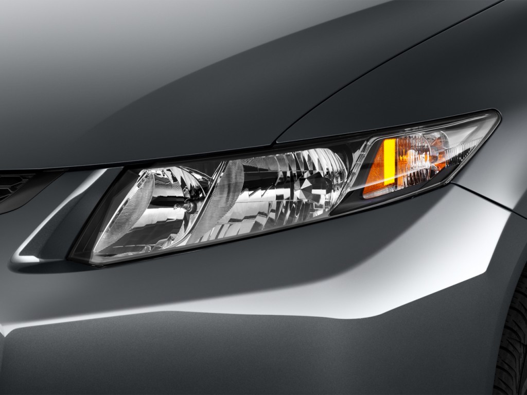 Image: 2013 Honda Civic Coupe 2-door Auto EX Headlight, size: 1024 x ...