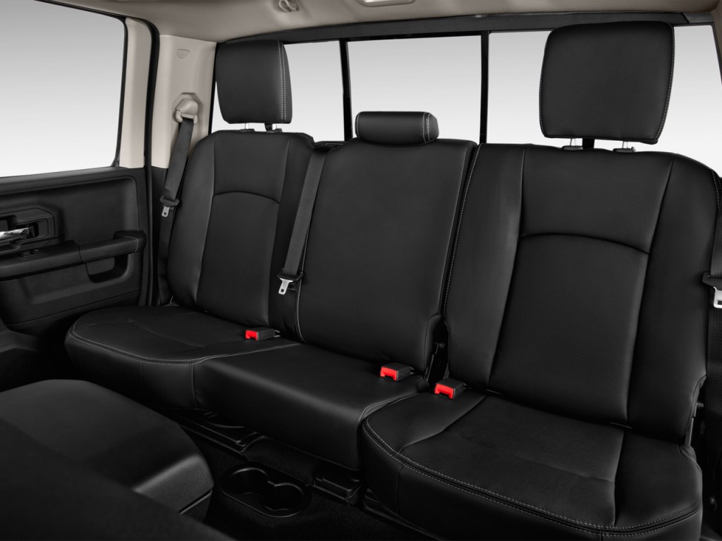 Image 2013 Ram 1500 2WD Quad Cab 140.5" Laramie Rear Seats, size 1024