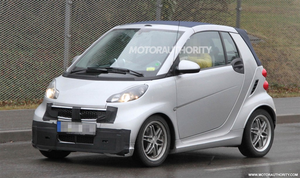 2013 Smart ForTwo Facelift Spy Shots