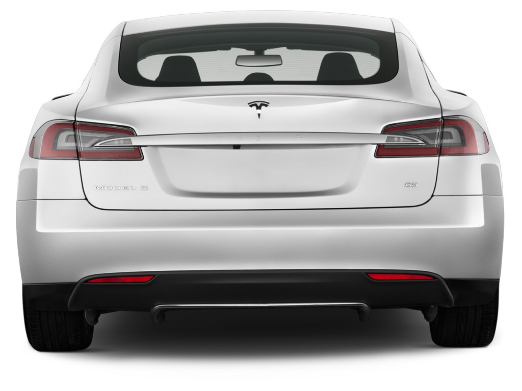 Image 2013 Tesla Model S 4 Door Sedan Rear Exterior View Size 1024 X