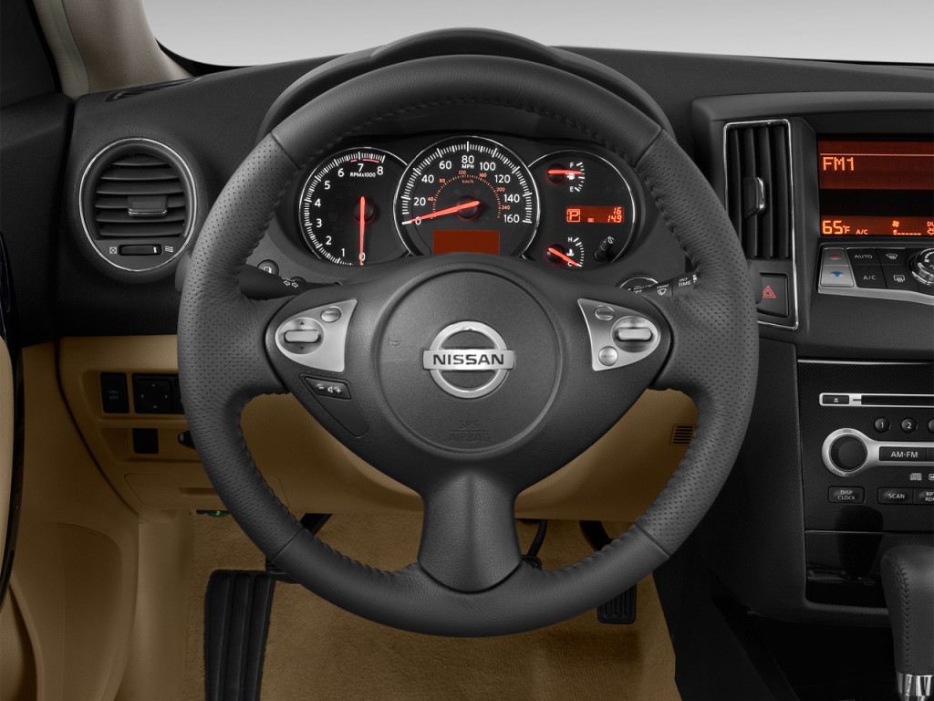 Image: 2014 Nissan Maxima 4-door Sedan 3.5 S Steering Wheel, size: 1024