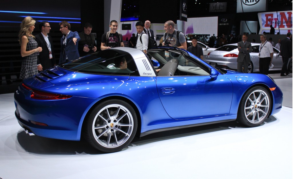 2014 Porsche 911 Targa live photos, 2014 Detroit Auto Show