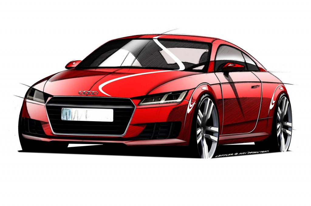 2015 Audi TT sketch
