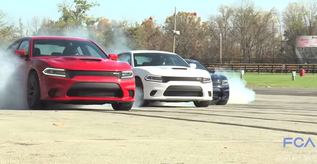 Dodge Rings In 2015 With A Hellcat Burnout Compilation: Video