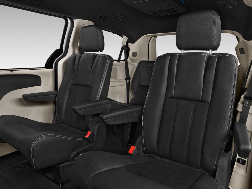 Image: 2015 Dodge Grand Caravan 4-door Wagon SXT Plus Rear Seats, size: 1024 x 768, type: gif