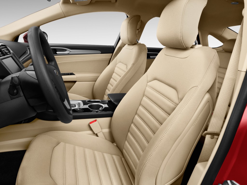 Image: 2015 Ford Fusion 4-door Sedan SE Hybrid FWD Front Seats, size 