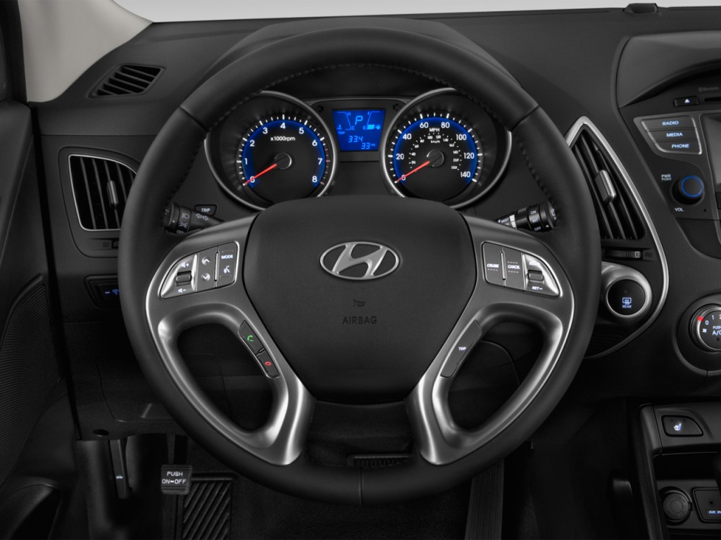 Image: 2015 Hyundai Tucson AWD 4-door SE Steering Wheel, size: 1024 x