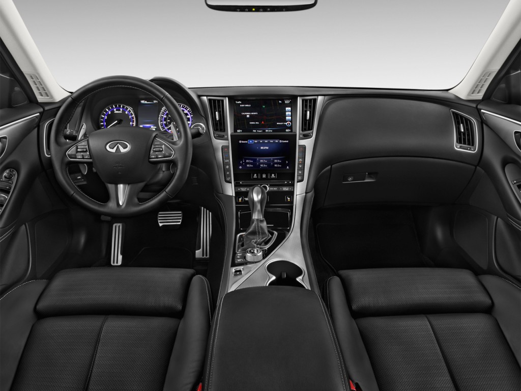 Image: 2015 Infiniti Q50 4-door Sedan Sport RWD Dashboard, size: 1024 x