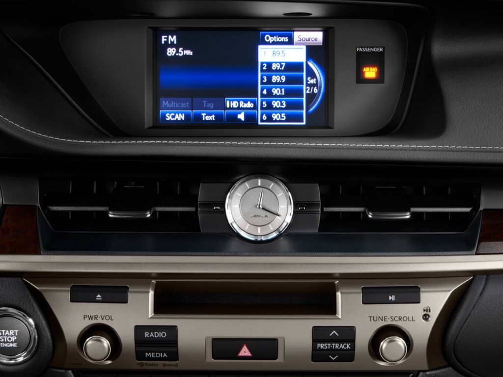 Image: 2015 Lexus ES 350 4-door Sedan Audio System, size: 1024 x 768