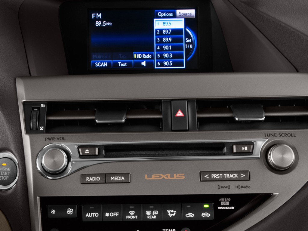 Image: 2015 Lexus RX 350 FWD 4-door Audio System, size: 1024 x 768