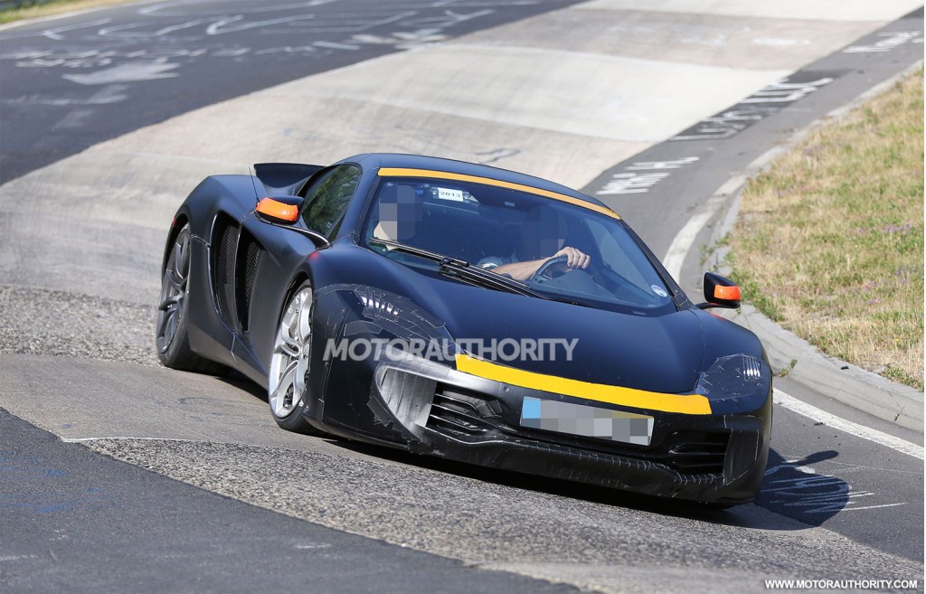 2015 McLaren P13 test mule spy shots