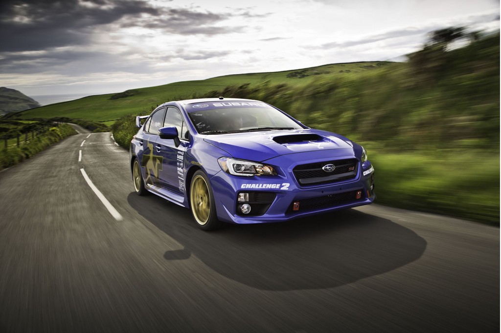 2015 Subaru WRX STI & Mark Higgins Isle Of Man TT car lap record