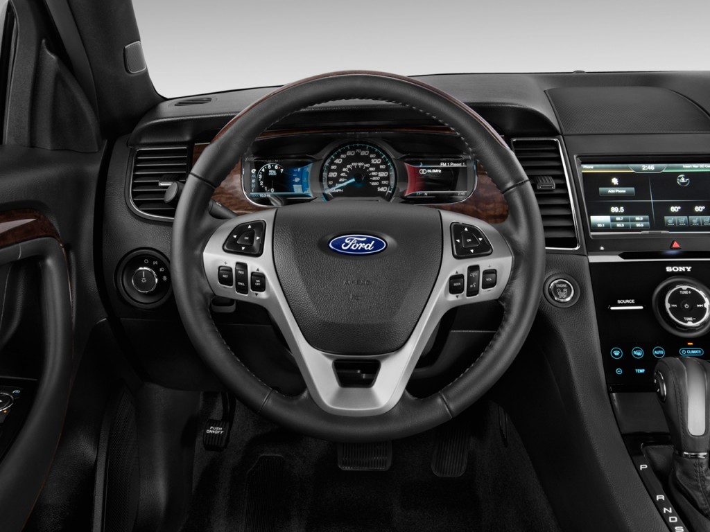 Image: 2016 Ford Taurus 4-door Sedan Limited FWD Steering Wheel, size