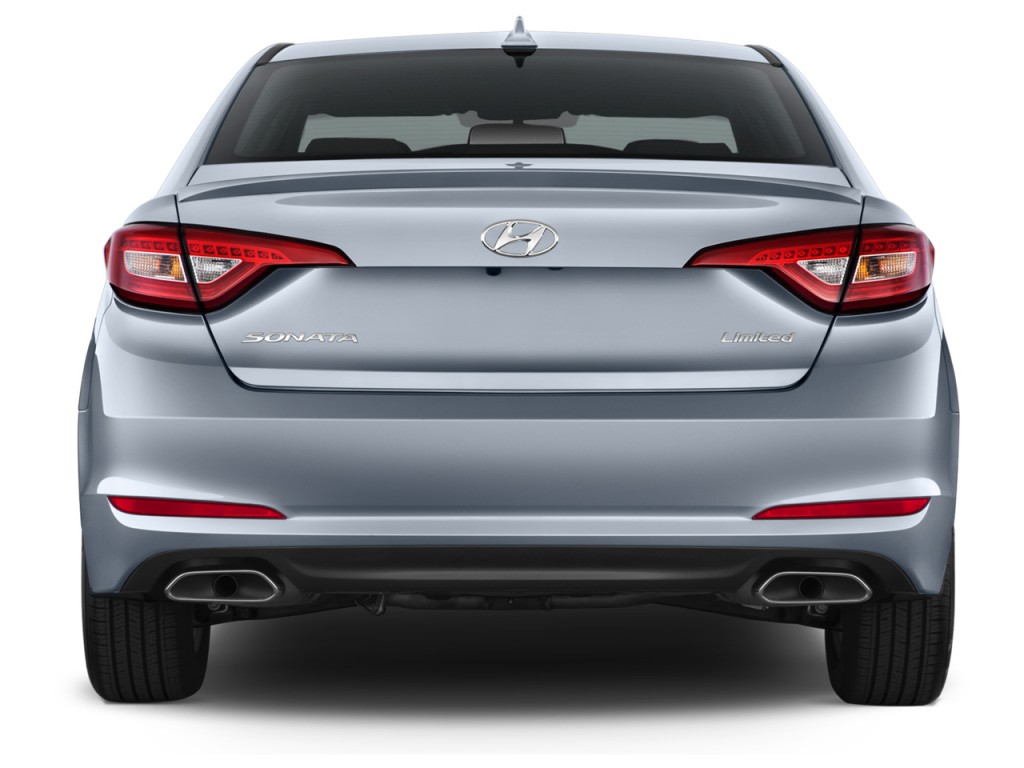 Image: 2016 Hyundai Sonata 4-door Sedan 2.4L Limited Rear Exterior View ...