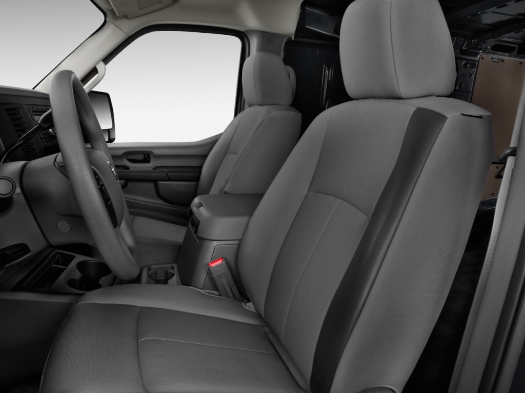 Image: 2016 Nissan NV High Roof 3500 V8 S Front Seats, size: 1024 x 768 ...