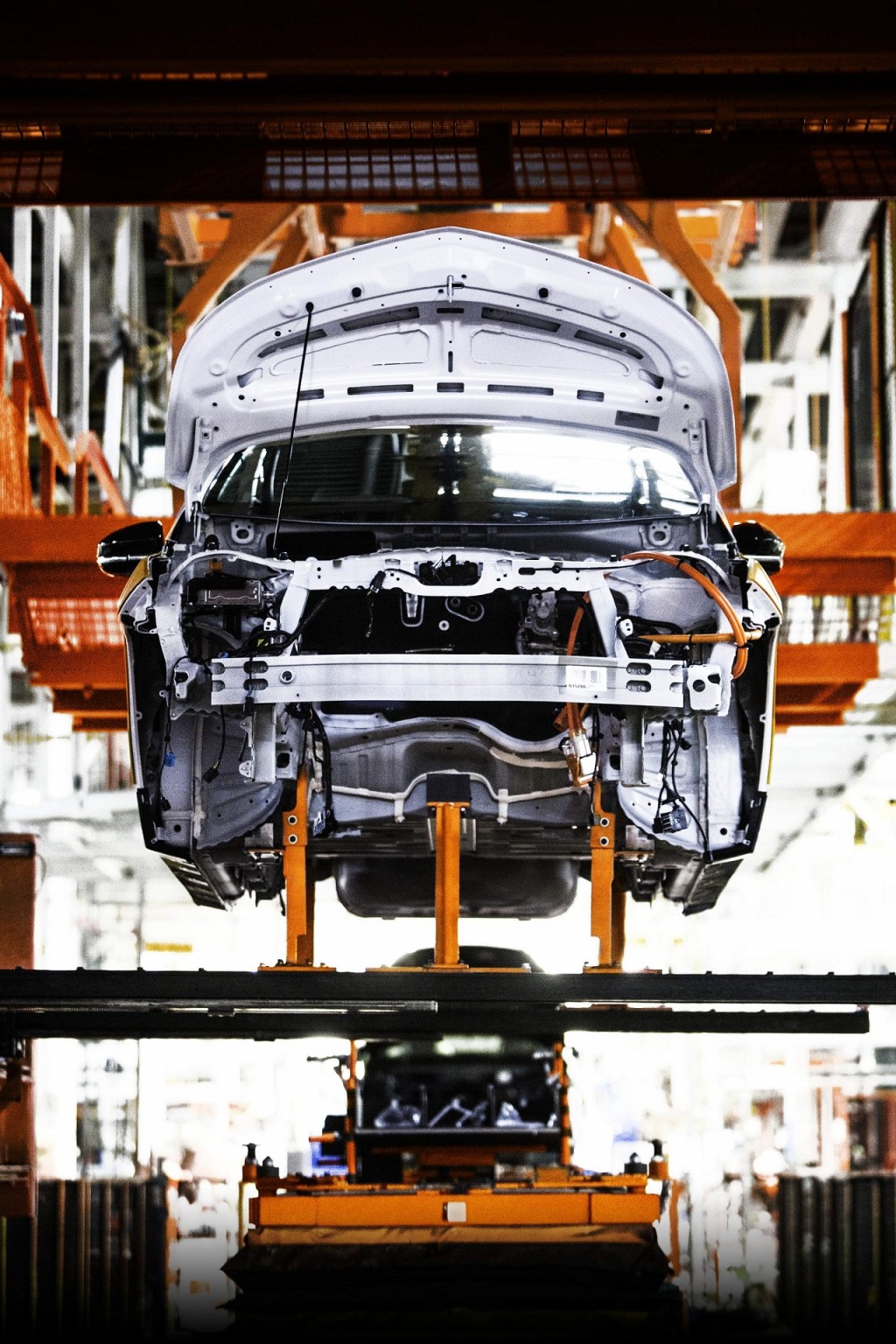 2017 Chevrolet Bolt EV pre-production vehicles at Orion Township Assembly Plant, March 2016