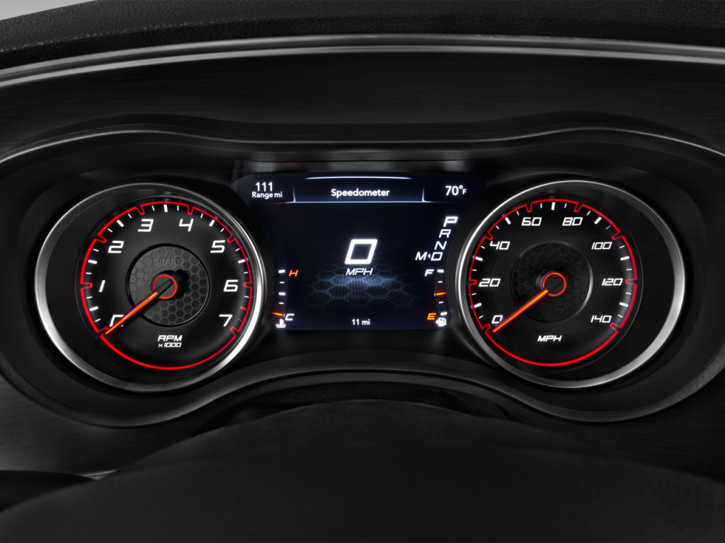 Image: 2017 Dodge Charger SE RWD Instrument Cluster, size: 1024 x 768, type: gif ...1024 x 768