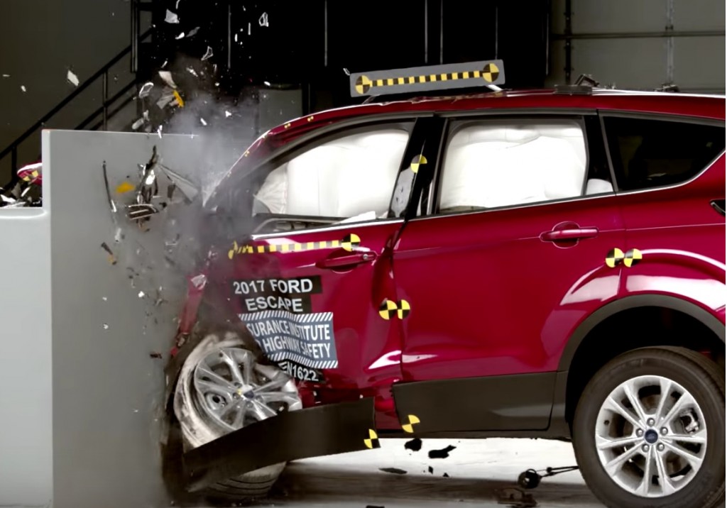 2017 Ford Escape IIHS Small Overlap Crash Test