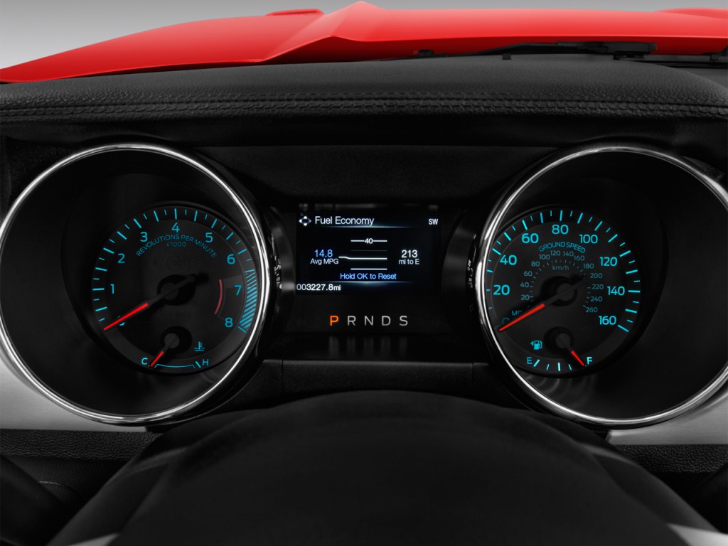 Image: 2017 Ford Mustang GT Premium Convertible Instrument Cluster