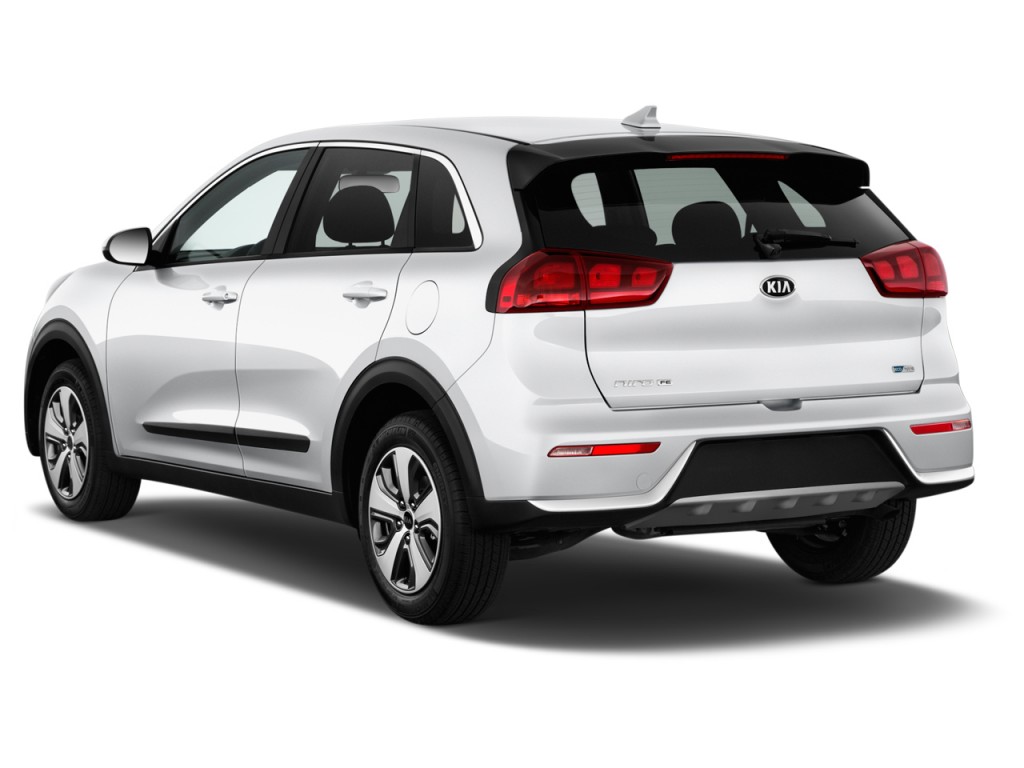 Image 2017 Kia Niro FE FWD Angular Rear Exterior View Size 1024 X 